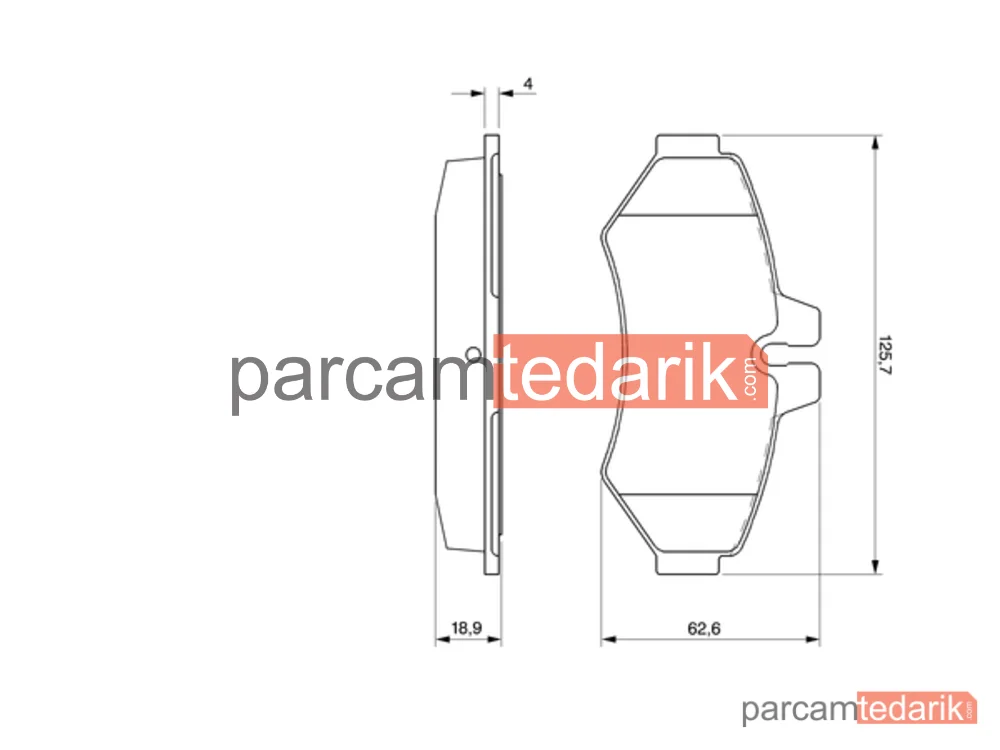 BOSCH 0986424516 | Fren Balatası (Arka) — Mercedes-Benz Sprinter 4-t, Mercedes-Benz Sprinter 3-t