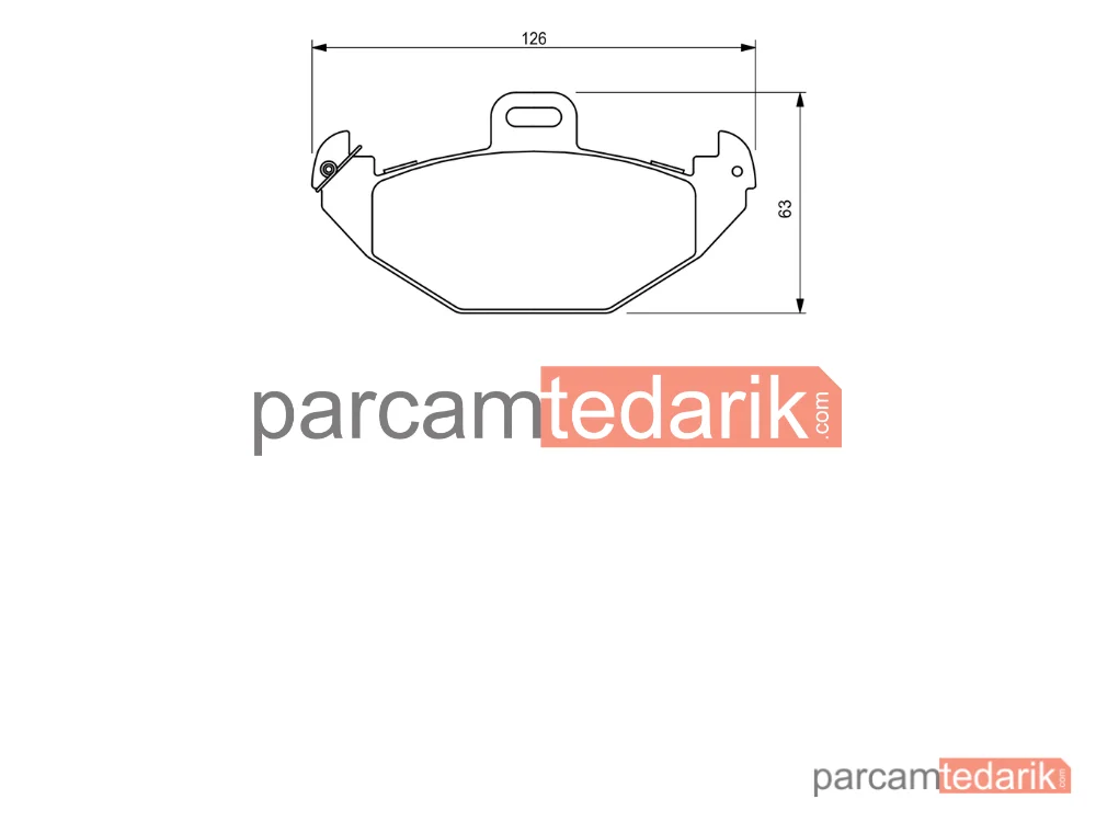 BOSCH 0986424532 | Fren Balatası (Arka) — Renault Laguna I Grandtour, Renault Laguna I