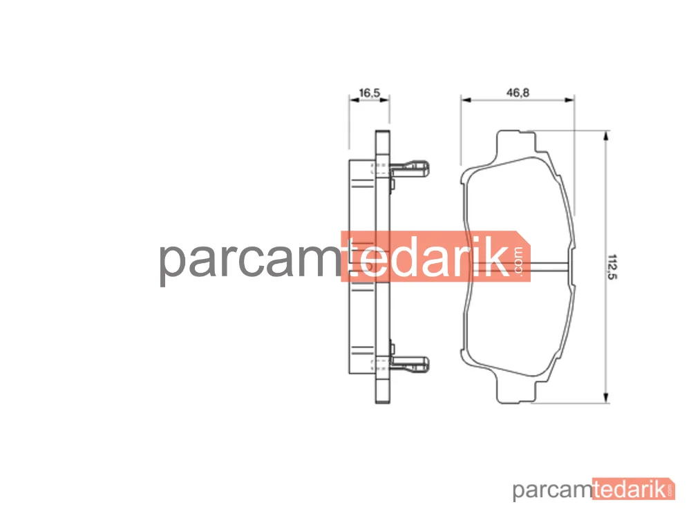 BOSCH 0986424535 | Fren Balatası (Ön)