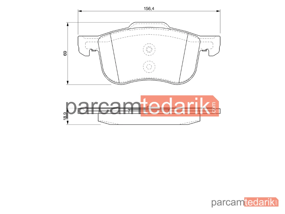 BOSCH 0986424540 | Fren Balatası (Ön) — Volvo S80 I, Volvo V70 II, Volvo S60 I
