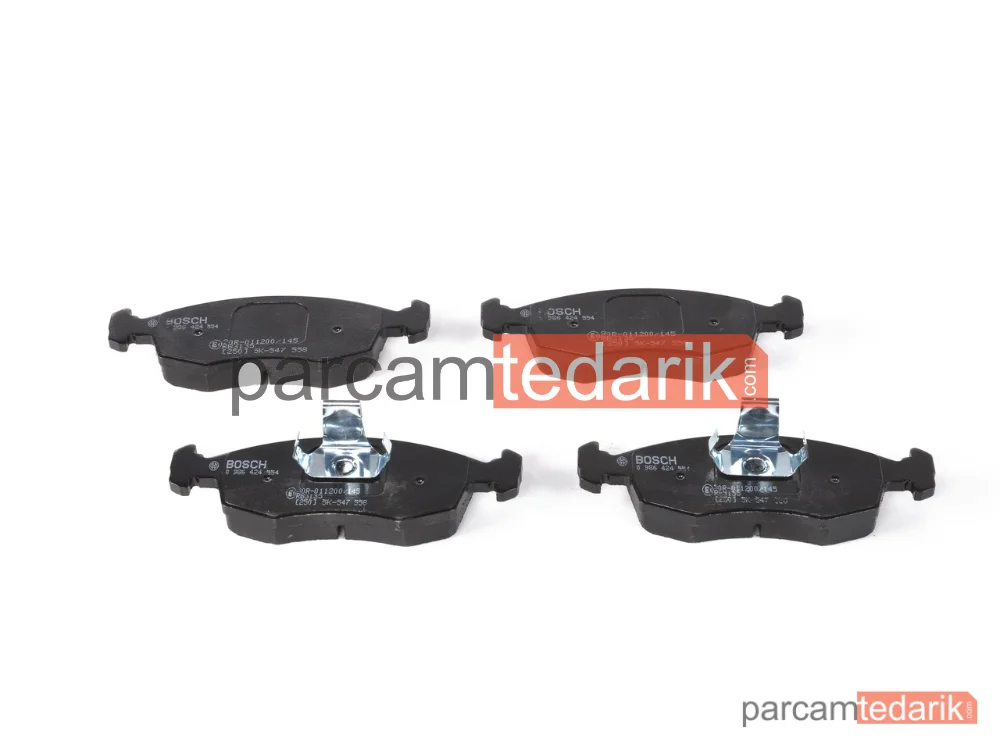 BOSCH 0986424554 | Fren Balatası (Ön) — Fiat Palio, Fiat Doblo Mpv, Fiat Palio Weekend