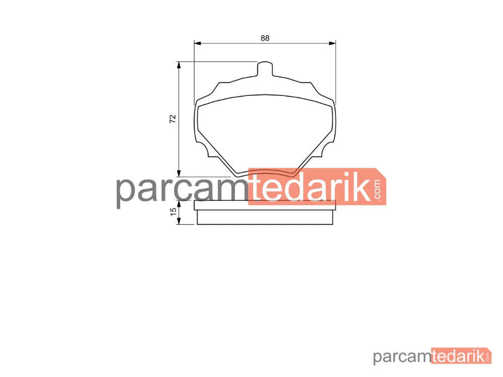 BOSCH 0986424563 | Fren Balatası (Arka) — Land Rover Range Rover I, Land Rover Discovery I