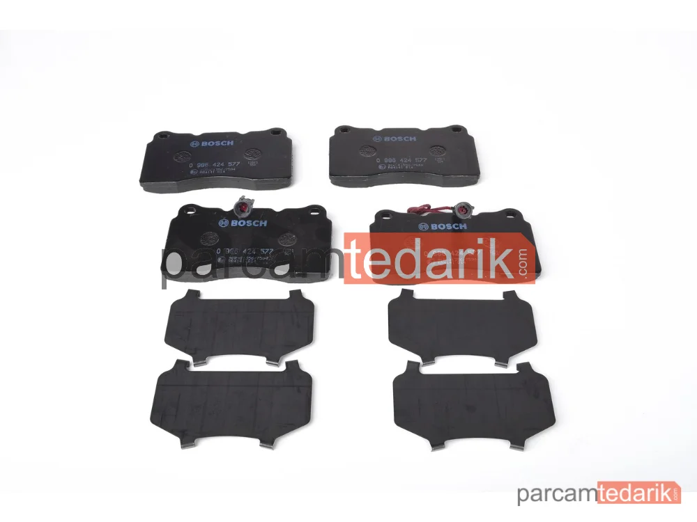 BOSCH 0986424577 | Fren Balatası (Ön) — Alfa Romeo Brera, Alfa Romeo Spider, Alfa Romeo Giulietta