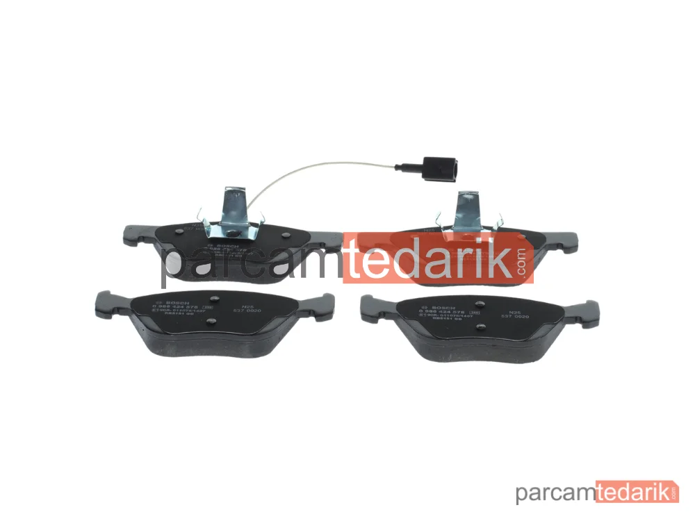 0986424578 | Fren Balatası (Ön) — Fiat Multipla, Alfa Romeo 166, Lancia Kappa SW