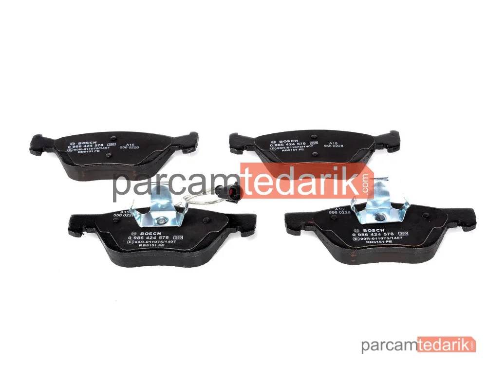 BOSCH 0986424578 | Fren Balatası (Ön) — Fiat Multipla, Alfa Romeo 166, Lancia Kappa SW