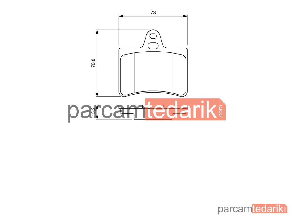 BOSCH 0986424580 | Fren Balatası (Arka) — Citroen C5 II Break, Citroen C5 II Kombi, Citroen C5 I Kombi
