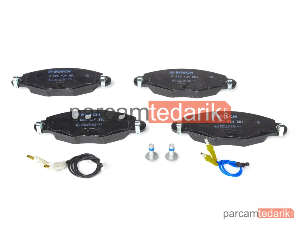 BOSCH 0986424581 | Fren Balatası (Ön) — Citroen C5 II Break, Citroen C5 II, Citroen C5 I Break