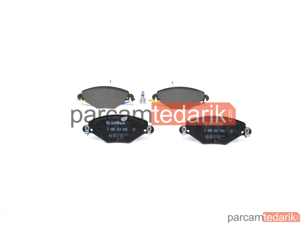 BOSCH 0986424582 | Fren Balatası — Citroen C5 II Kombi, Citroen C5 I Kombi, Citroen C5 I