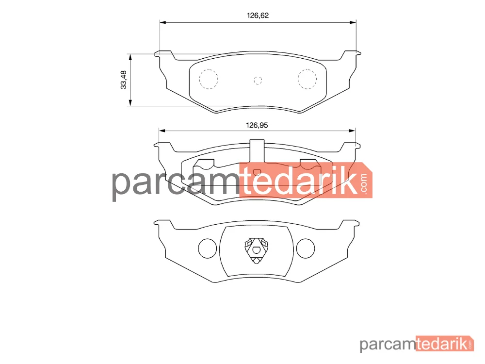 BOSCH 0986424585 | Fren Balatası — Chrysler Neon, Chrysler PT Cruiser, Chrysler 300M