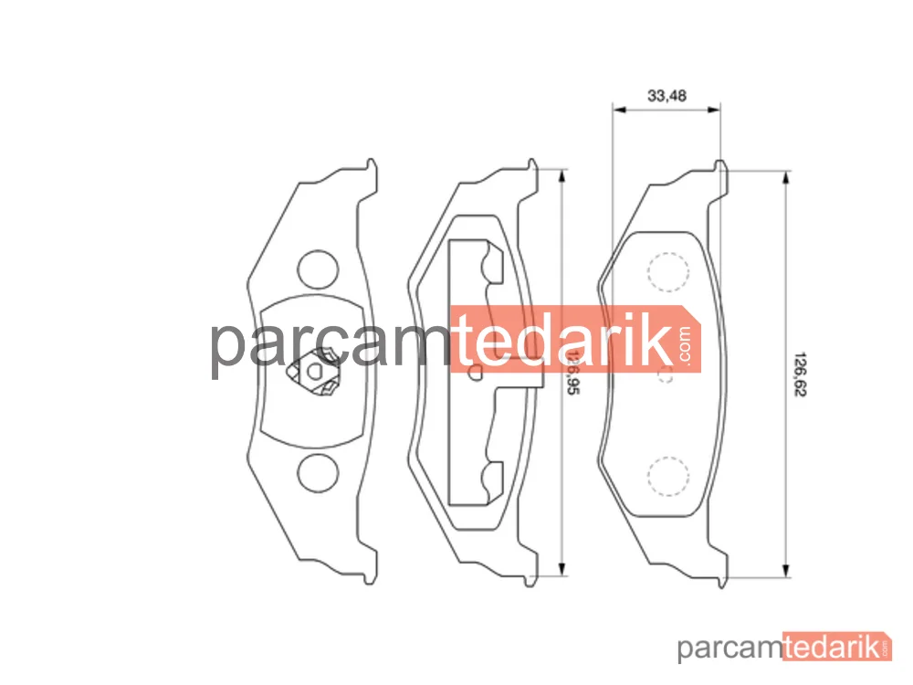 BOSCH 0986424585 | Fren Balatası — Chrysler Neon, Chrysler PT Cruiser, Chrysler 300M