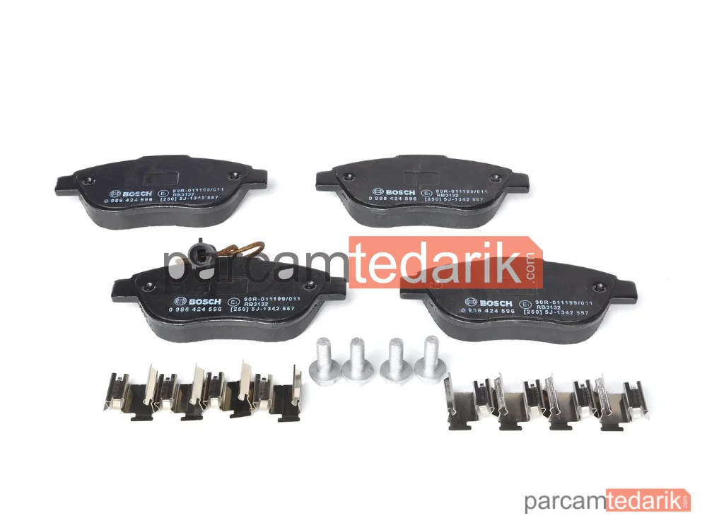 BOSCH 0986424596 | Fren Balatası (Ön) — Fiat Stilo Multi Wagon, Fiat Bravo II, Fiat Grande Punto