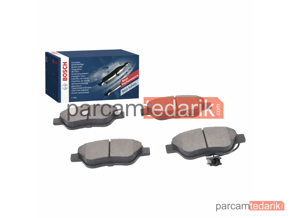 0986424597 | Fren Balatası (Ön) — Fiat Fiorino Mpv, Fiat Fiorino, Fiat Qubo