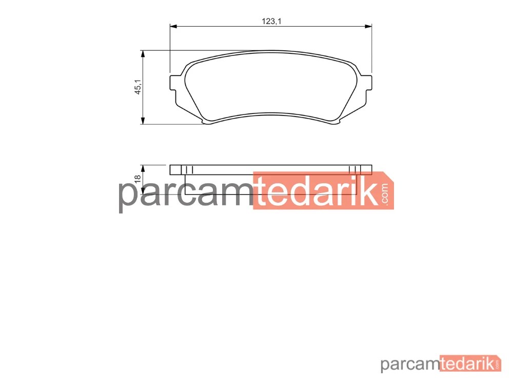 BOSCH 0986424641 | Fren Balatası (Arka) — Toyota Land Cruiser 100, Lexus LX