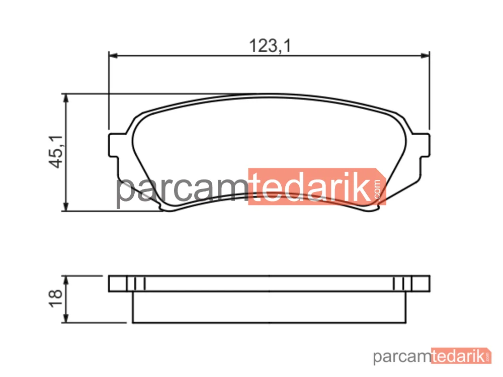 BOSCH 0986424641 | Fren Balatası (Arka) — Toyota Land Cruiser 100, Lexus LX