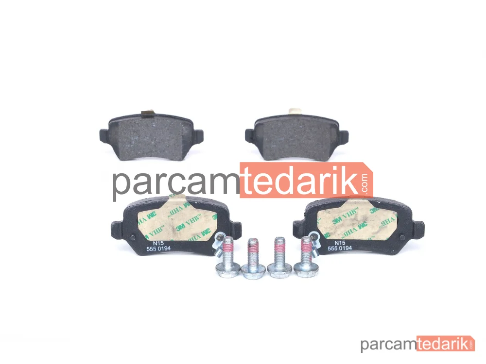 BOSCH 0986424646 | Fren Balatası (Arka) — Opel Astra G, Opel Astra H, Opel Astra H GTC