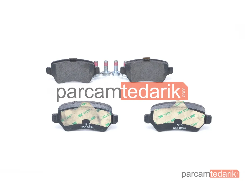 BOSCH 0986424646 | Fren Balatası (Arka) — Opel Astra G, Opel Astra H, Opel Astra H GTC