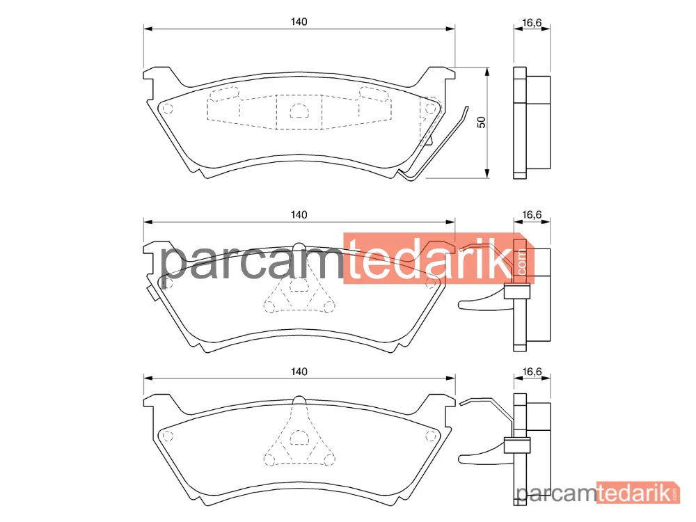 BOSCH 0986424648 | Fren Balatası (Arka) — Mercedes-Benz M-Serisi