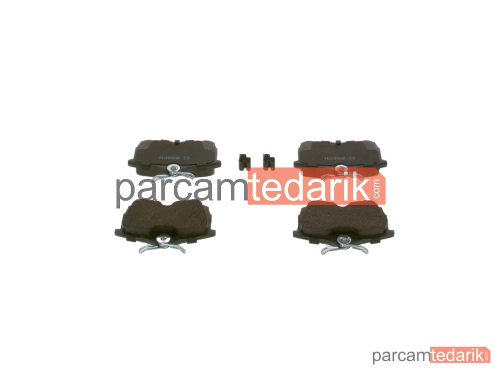 BOSCH 0986424661 | Fren Balatası (Arka) — Honda Accord VI, Honda Accord VII
