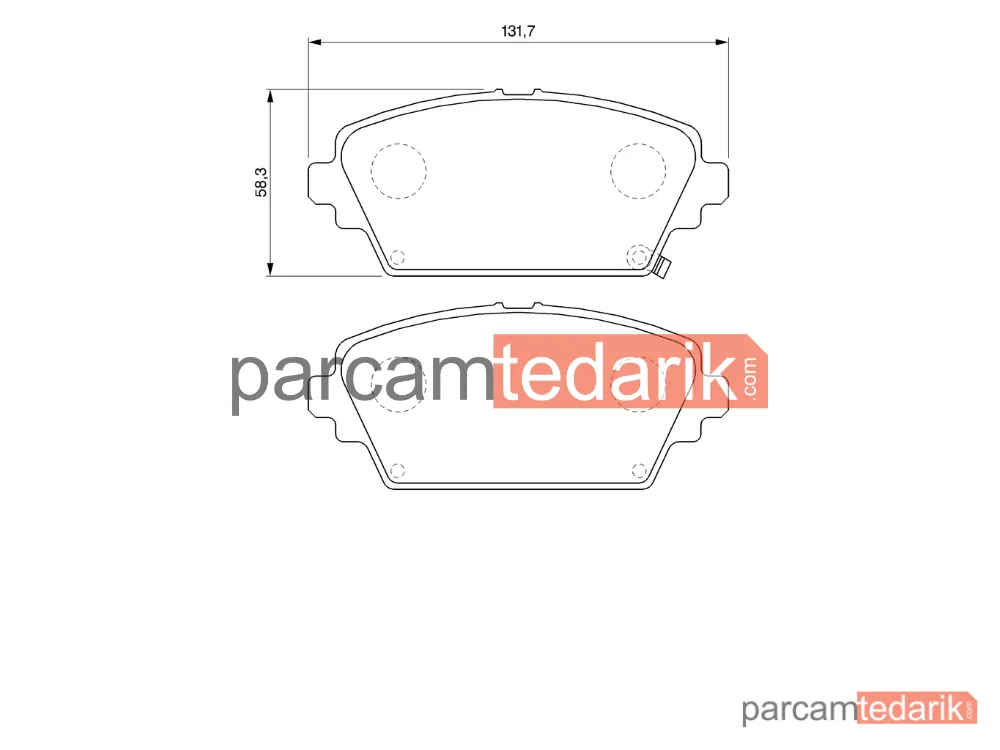 BOSCH 0986424663 | Fren Balatası — Honda Accord VI