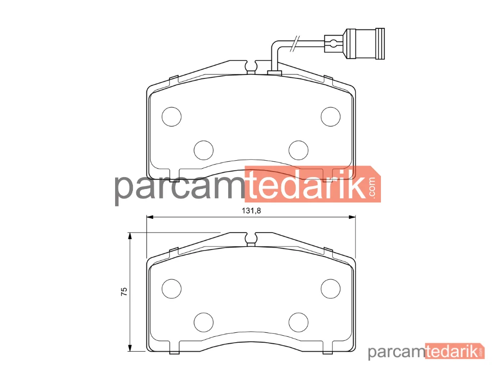BOSCH 0986424664 | Fren Balatası (Ön) — Audi A8 D2