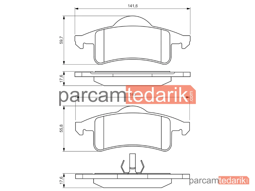 BOSCH 0986424665 | Fren Balatası (Arka) — Jeep Grand Cherokee II
