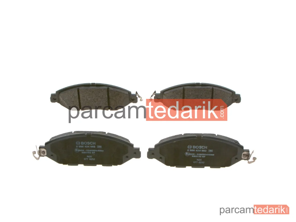 BOSCH 0986424682 | Fren Balatası (Ön) — Nissan Pathfinder IV