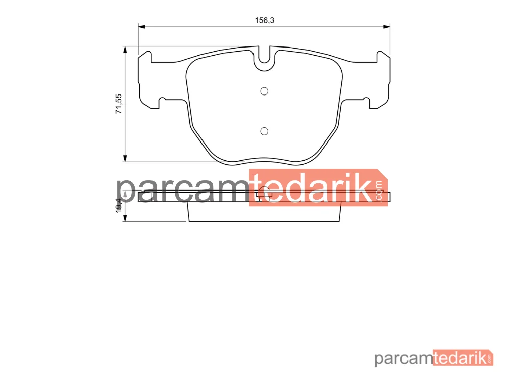 BOSCH 0986424687 | Fren Balatası — Land Rover Range Rover III