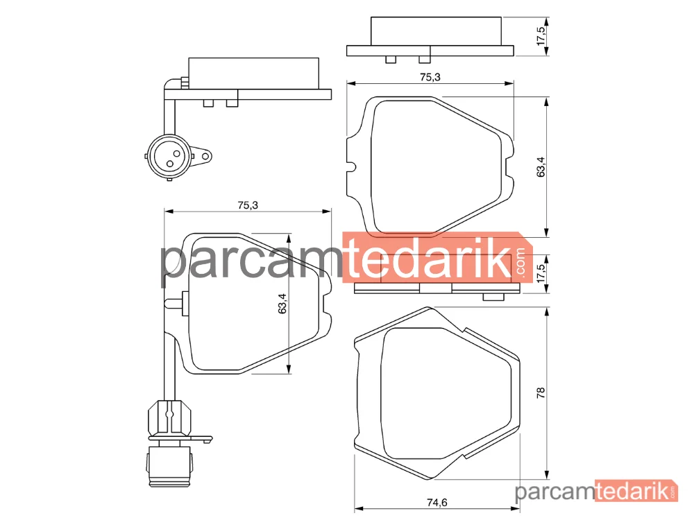BOSCH 0986424689 | Fren Balatası (Ön) — Audi A8 D2, Audi A6 C4, Audi 100 C4