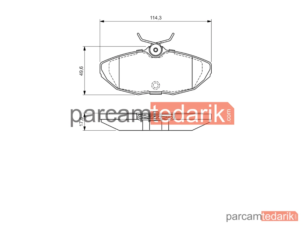 BOSCH 0986424702 | Fren Balatası (Arka) — Jaguar S-Type II