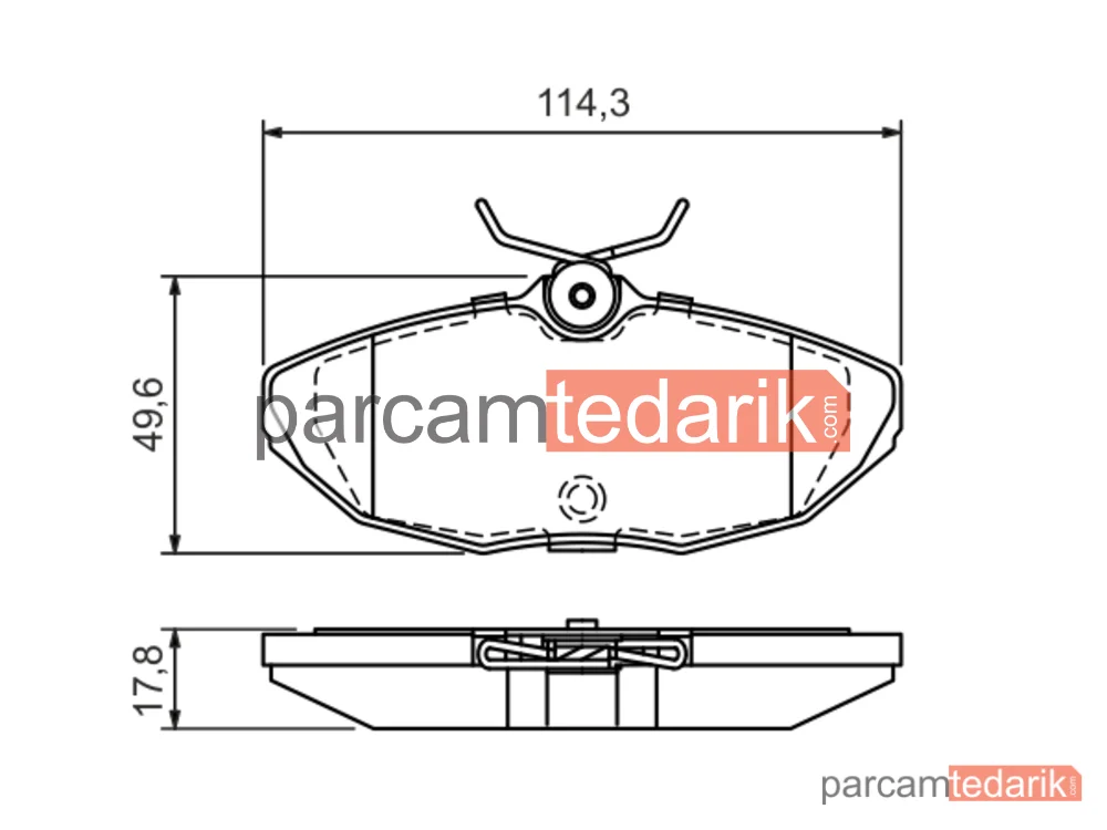 BOSCH 0986424702 | Fren Balatası (Arka) — Jaguar S-Type II