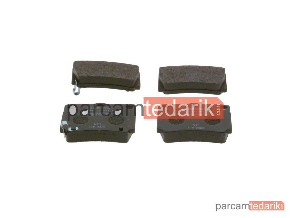 0986424711 | Fren Balatası (Arka) — Mitsubishi Pajero Sport I, Mitsubishi Pajero Sport III