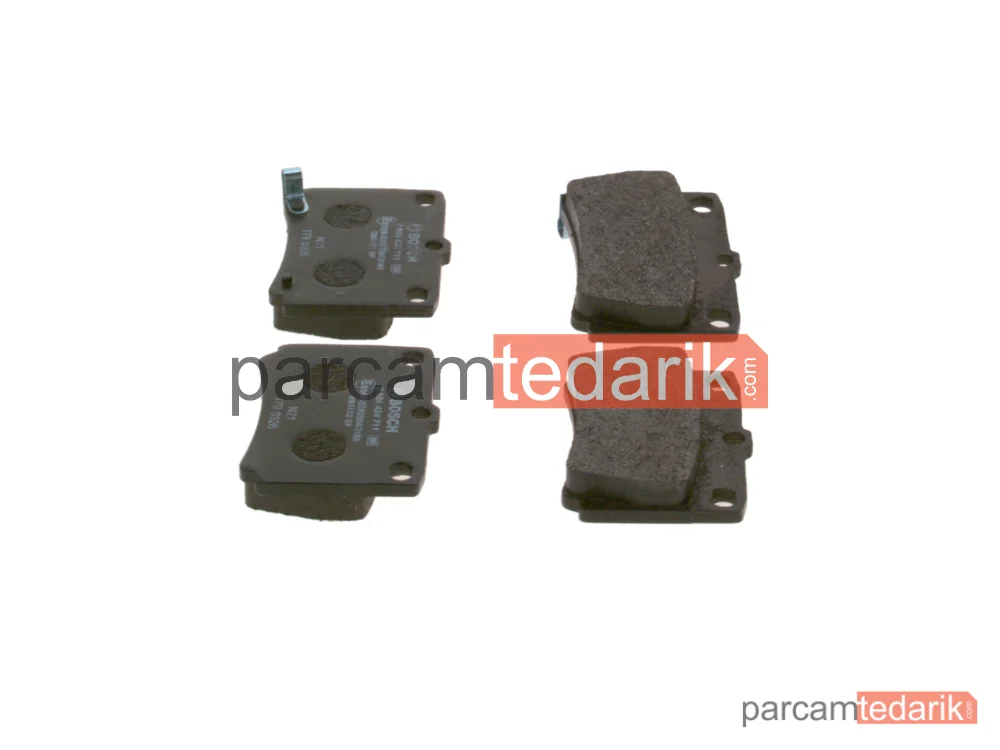 BOSCH 0986424711 | Fren Balatası (Arka) — Mitsubishi Pajero Sport I, Mitsubishi Pajero Sport III