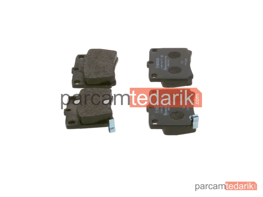 BOSCH 0986424711 | Fren Balatası (Arka) — Mitsubishi Pajero Sport I, Mitsubishi Pajero Sport III