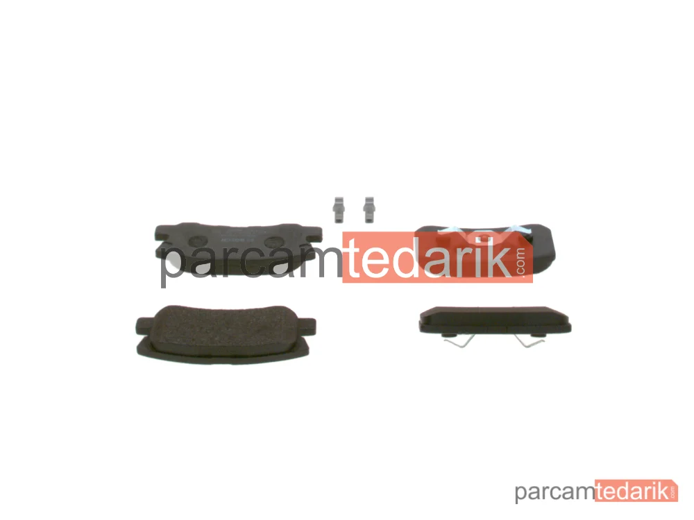 BOSCH 0986424717 | Fren Balatası (Arka) — Mitsubishi Outlander II, Mitsubishi Asx, Dodge Caliber