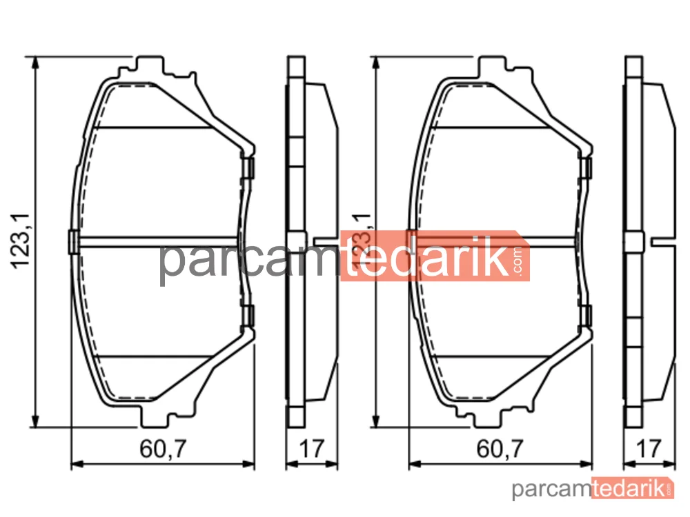 BOSCH 0986424719 | Fren Balatası — Toyota Rav 4 II
