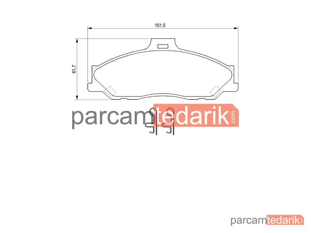 BOSCH 0986424720 | Fren Balatası (Ön) — Mazda B-Serie, Ford Ranger, Mazda BT-50 Pick-Up