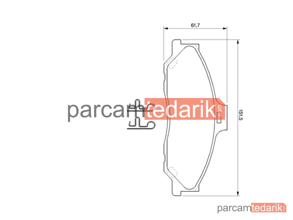 BOSCH 0986424720 | Fren Balatası (Ön) — Mazda B-Serie, Ford Ranger, Mazda BT-50 Pick-Up