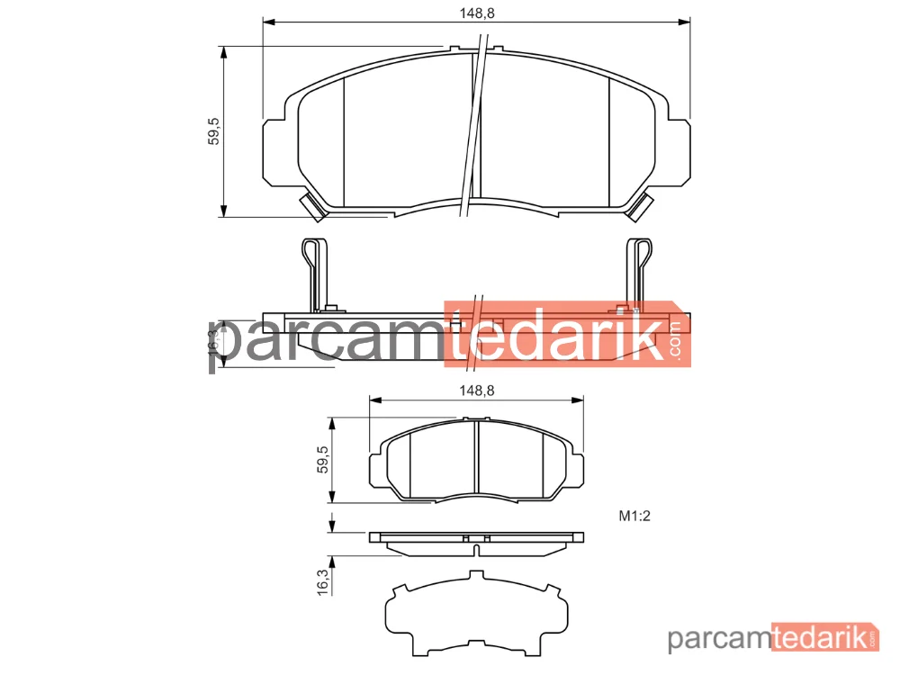 BOSCH 0986424722 | Fren Balatası — Honda Civic VIII, Honda Fr-V, Honda Accord VII