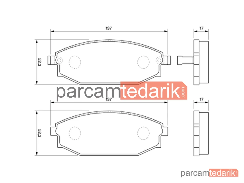 BOSCH 0986424727 | Fren Balatası (Ön) — Hyundai Galloper II, Hyundai Galloper I, Hyundai Sonata IV