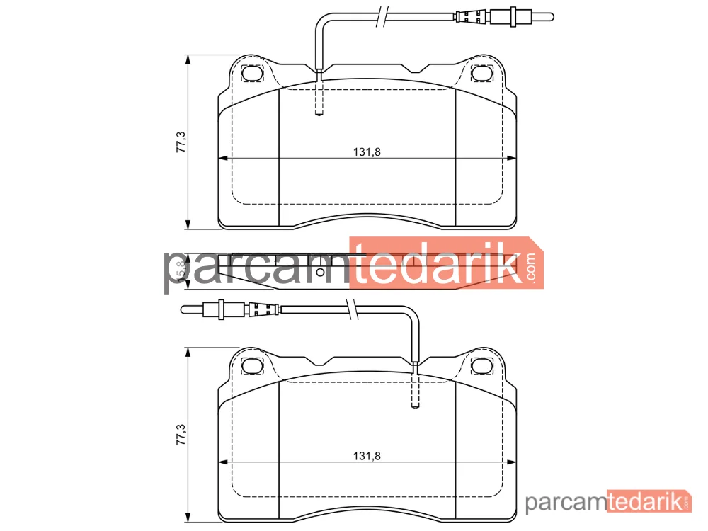 BOSCH 0986424738 | Fren Balatası (Ön) — Citroen C8, Lancia Phedra