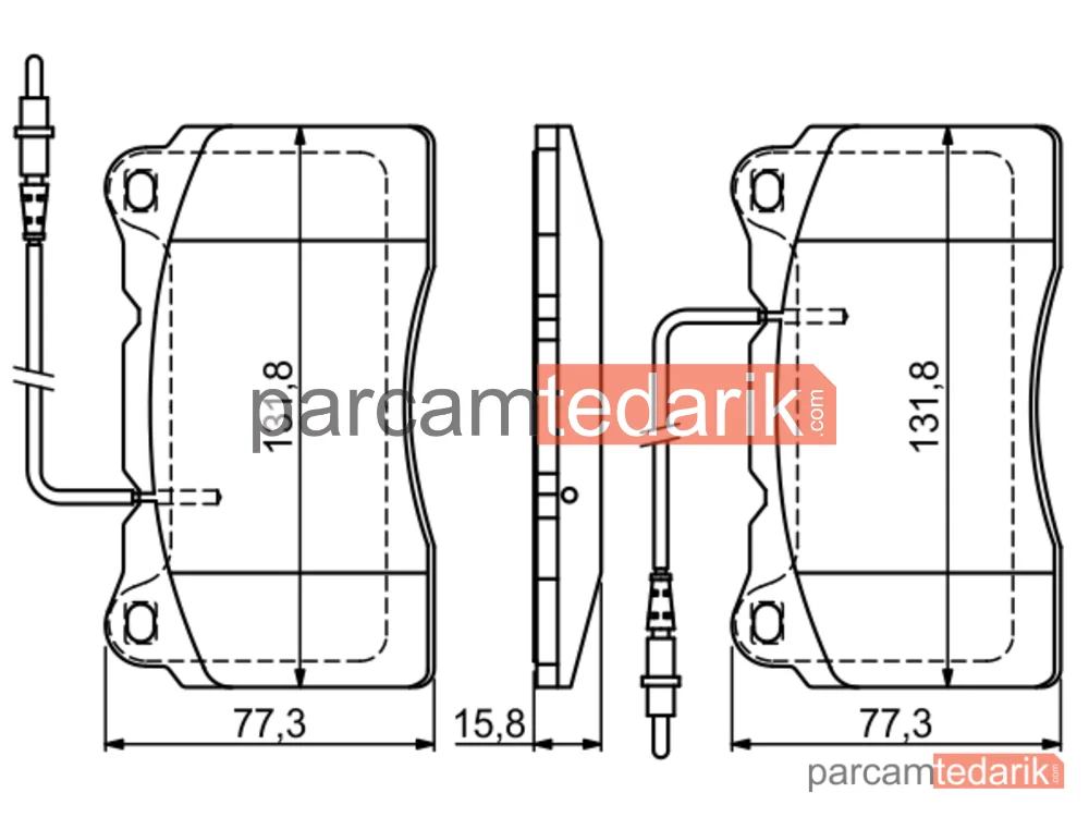 BOSCH 0986424738 | Fren Balatası (Ön) — Citroen C8, Lancia Phedra