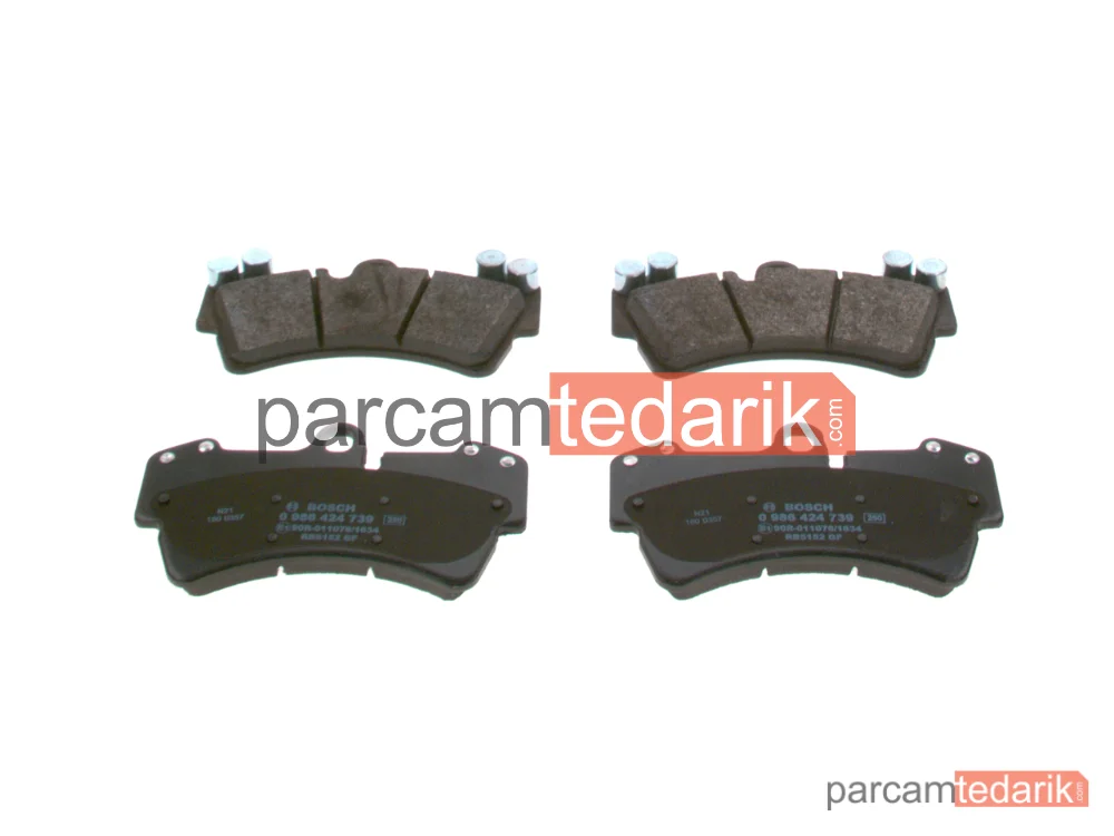 0986424739 | Fren Balatası (Ön) — Audi Q7, Porsche Cayenne, VW Touareg