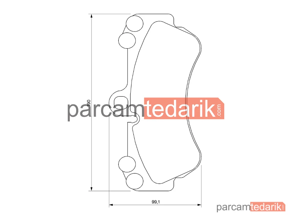 BOSCH 0986424740 | Fren Balatası (Ön) — Porsche Cayenne, VW Touareg