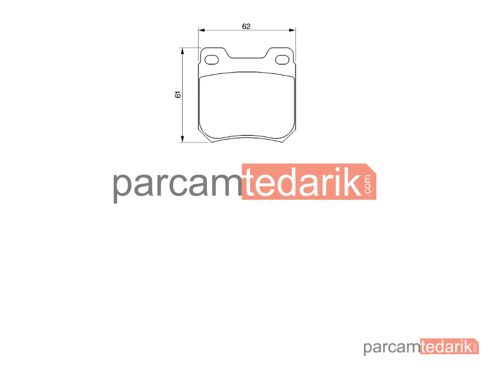 BOSCH 0986424754 | Fren Balatası (Arka) — Saab 9-5, Chevrolet Astra, Chevrolet Vectra