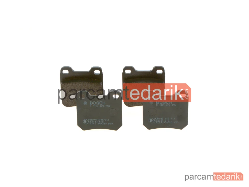 0986424754 | Fren Balatası (Arka) — Saab 9-5, Chevrolet Astra, Chevrolet Vectra