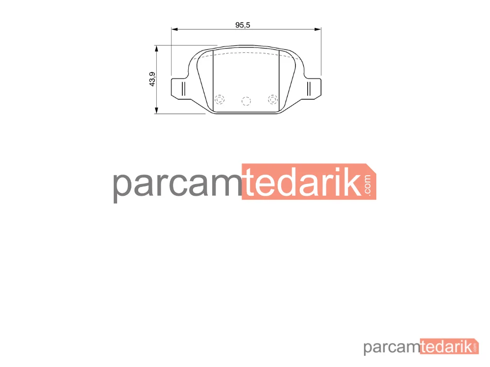 BOSCH 0986424756 | Fren Balatası (Arka) — Citroen E-Mehari