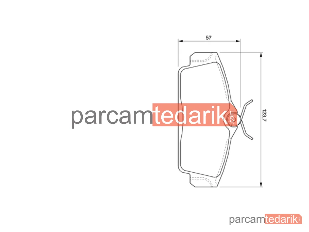 BOSCH 0986424781 | Fren Balatası (Ön) — Nissan Almera II, Nissan Primera