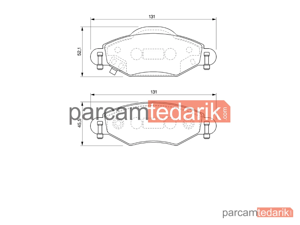 BOSCH 0986424788 | Fren Balatası — Toyota Yaris