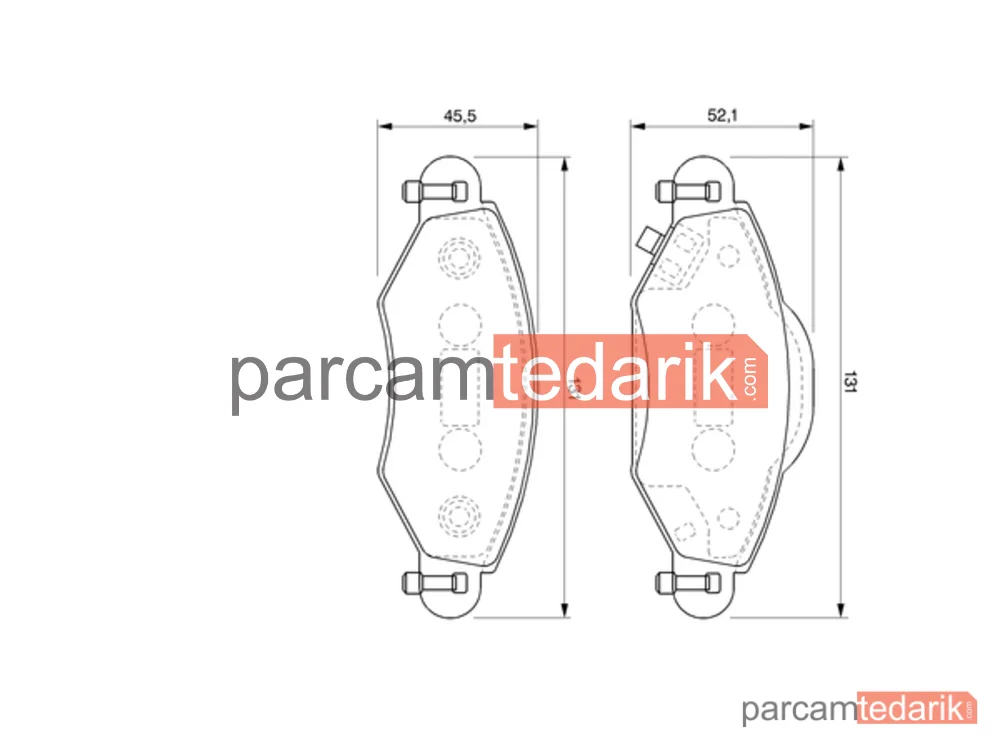 BOSCH 0986424788 | Fren Balatası — Toyota Yaris