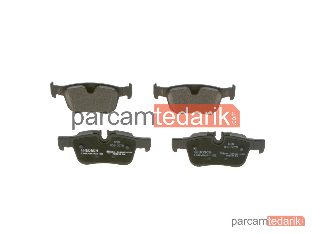 BOSCH 0986424802 | Fren Balatası (Arka) — Volvo XC60 II, Volvo S90 II, Volvo V90 II